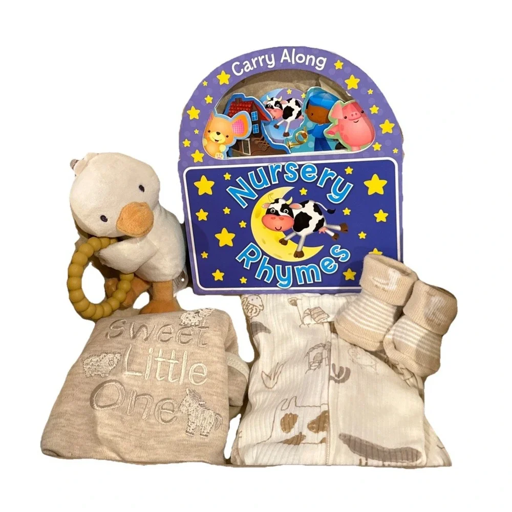 Unisex‎ Newborn Infant Present, My 1st Nursery Rhymes Adorable Baby Shower Gift